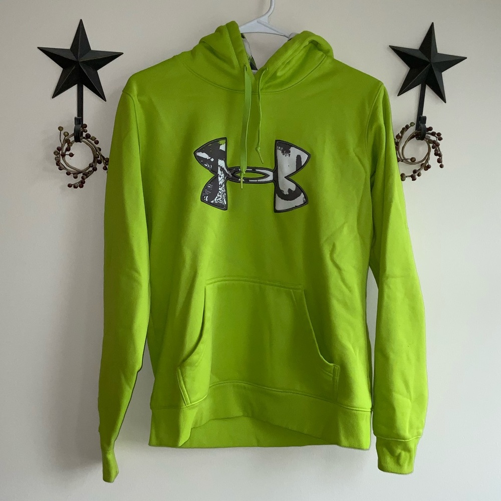 Green Under Armor Hoodie/Sweatshirt